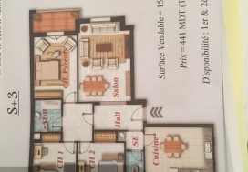 A VENDRE APPART BUREAU 157.6 M2 ENNASR